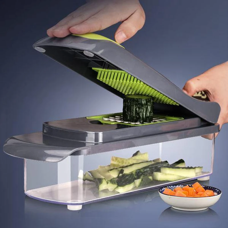 Multi-Purpose Vegetable And Fruit Slicer Cutter Shredder Fruit Peeler Potato Cheese Drain Grater Chopper Pratical Kitchen Tools