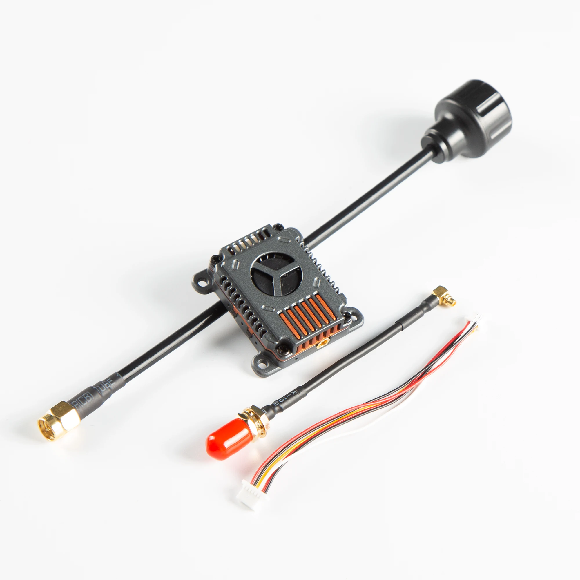 4.9G 5.8G 3W VTX 80CH Video FPV Transmitter 25mW/1000mW/2000mW/3000mW  MMCX Antenna Input Voltage 7-36V For Long Rang RC Drones