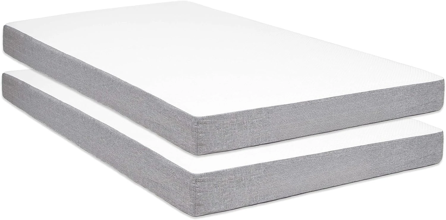 Litera doble, colchón nido estilo superior ajustado, colchón doble para niños y adultos con funda lavable, paquete de 2)