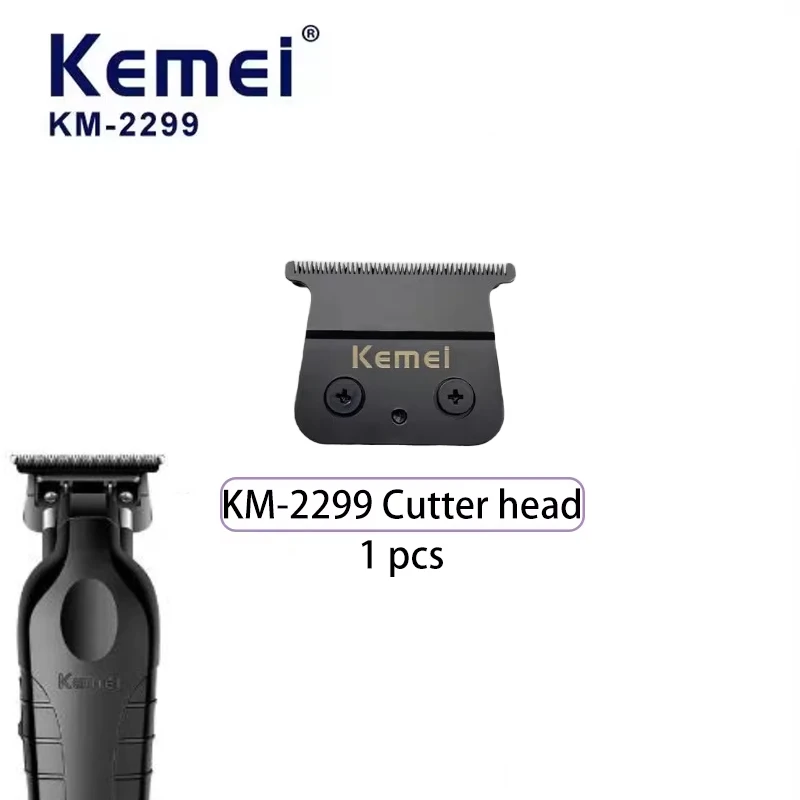 Kemei-cortadora de pelo para SALÓN DE KM-2299, máquina de tratamiento del cabello, accesorios para productos, cuchilla de afeitar