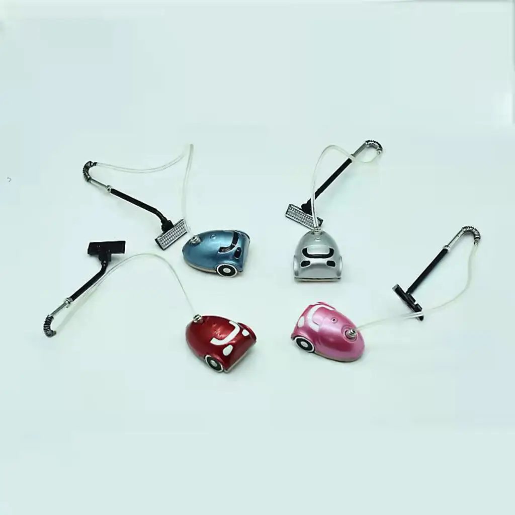 Miniature Dollhouse Cleaning Set - Modern Accessories for Pretend Play