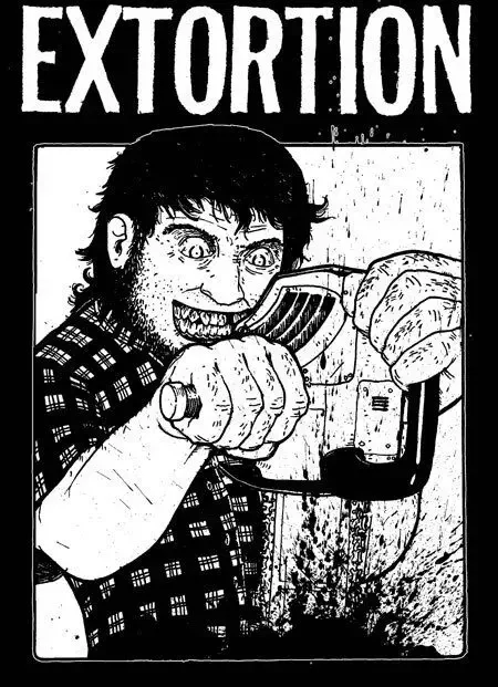Extortion 'Chainsaw' T shirt