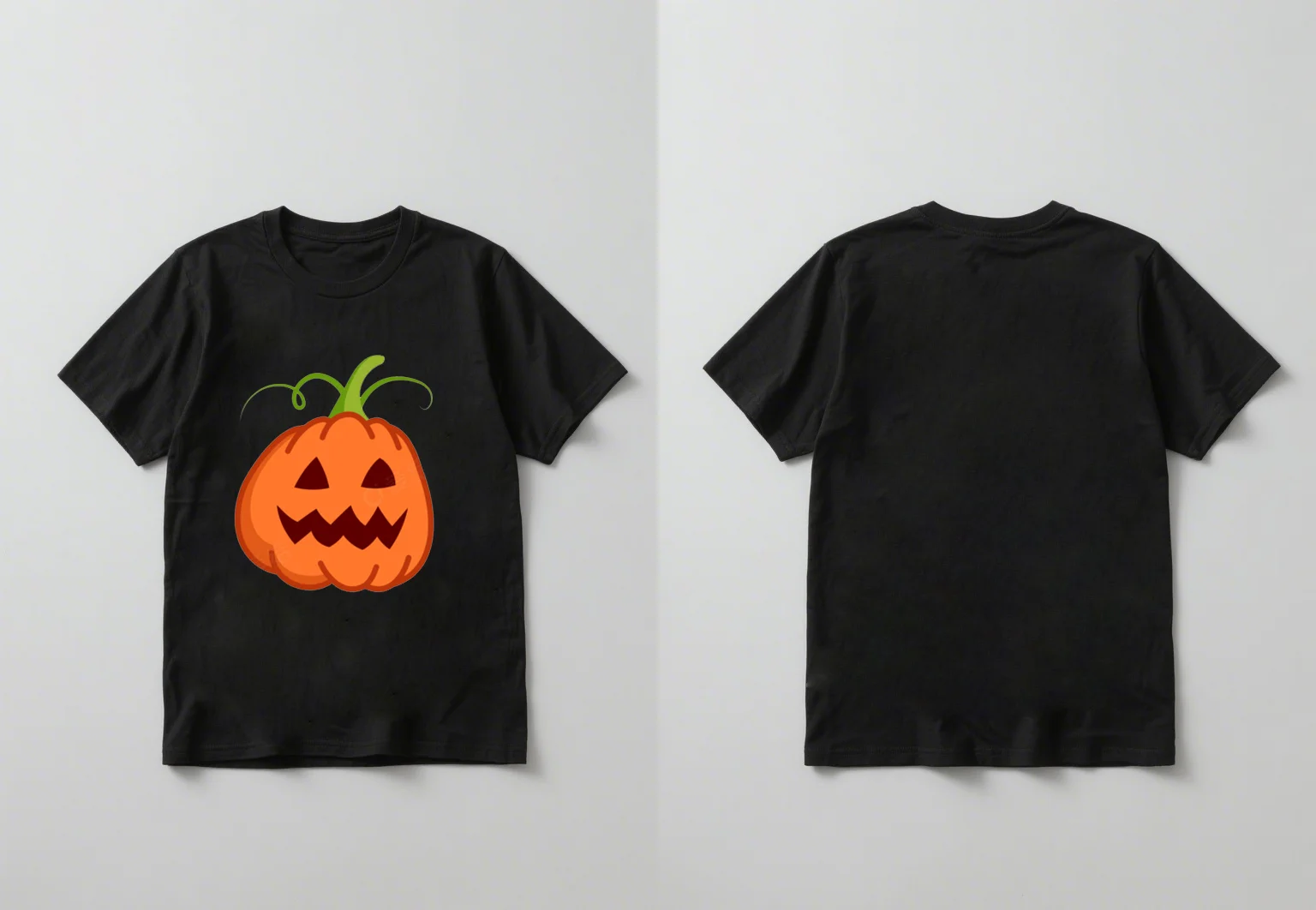

The 2025 new trendy Christmas themed pumpkin print short sleeved shirt is a versatile and casual choice for both men and women
