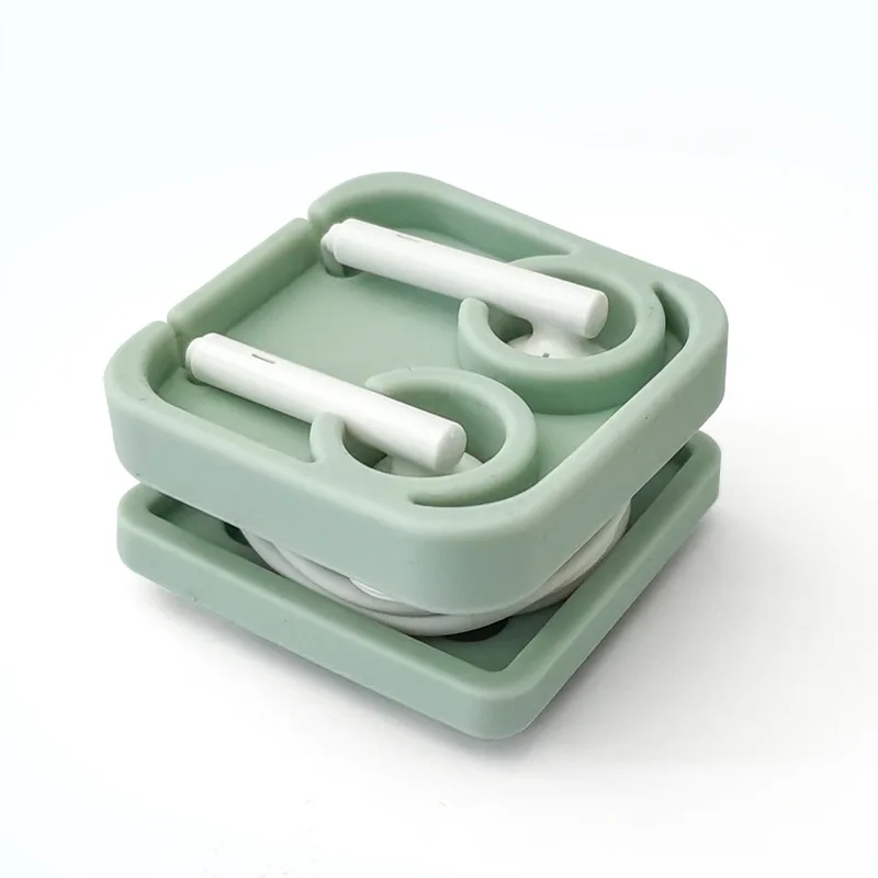 Portable Silicone Wire Storage Case Portable Earphone Cable Winder Protective Sleeve Tidy Headphone Line Cord Storage Holder