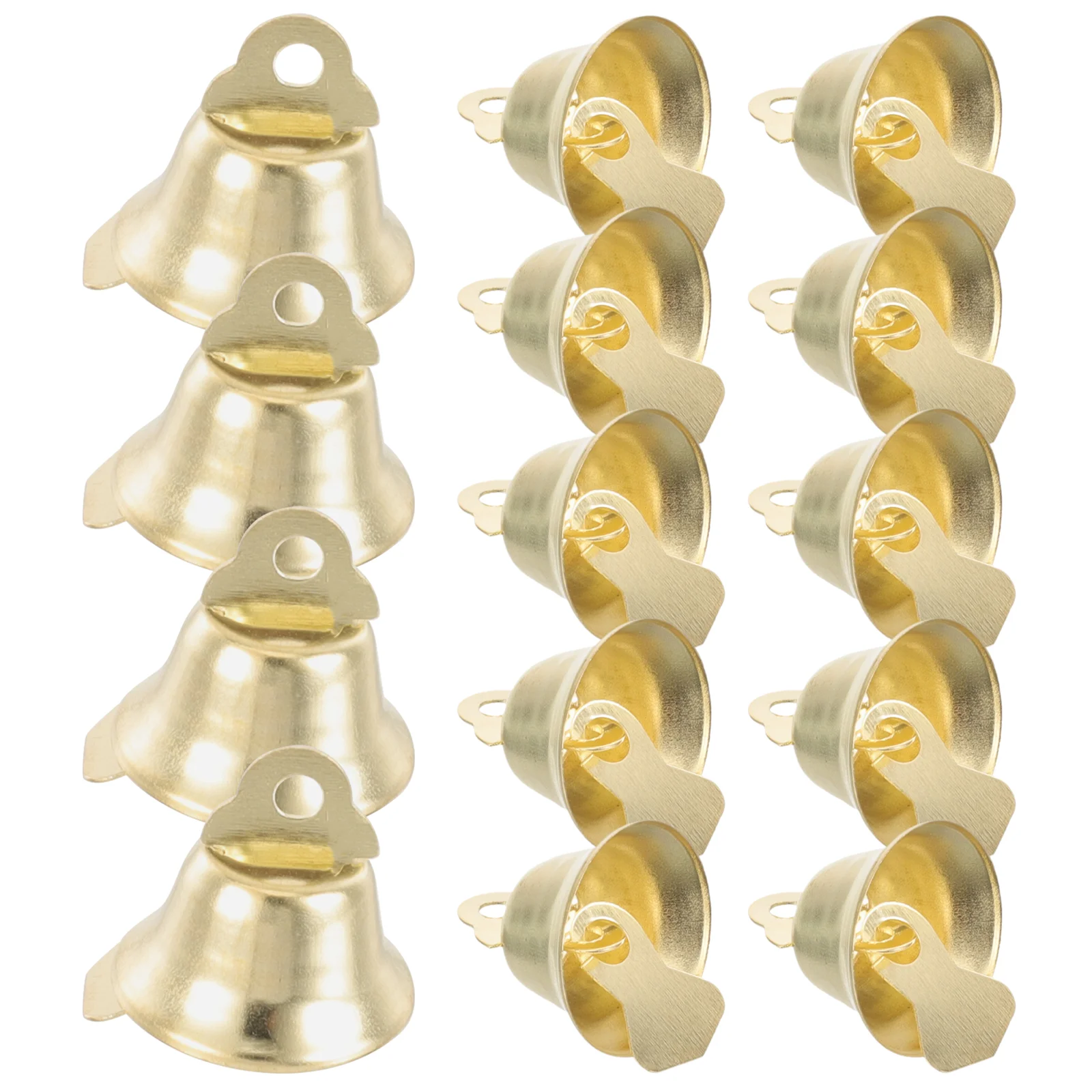 

100 Pcs DIY Bell Pendant for Party Christmas Car Decorations Tree Mini Stockings Wedding Wind Chime Accessories
