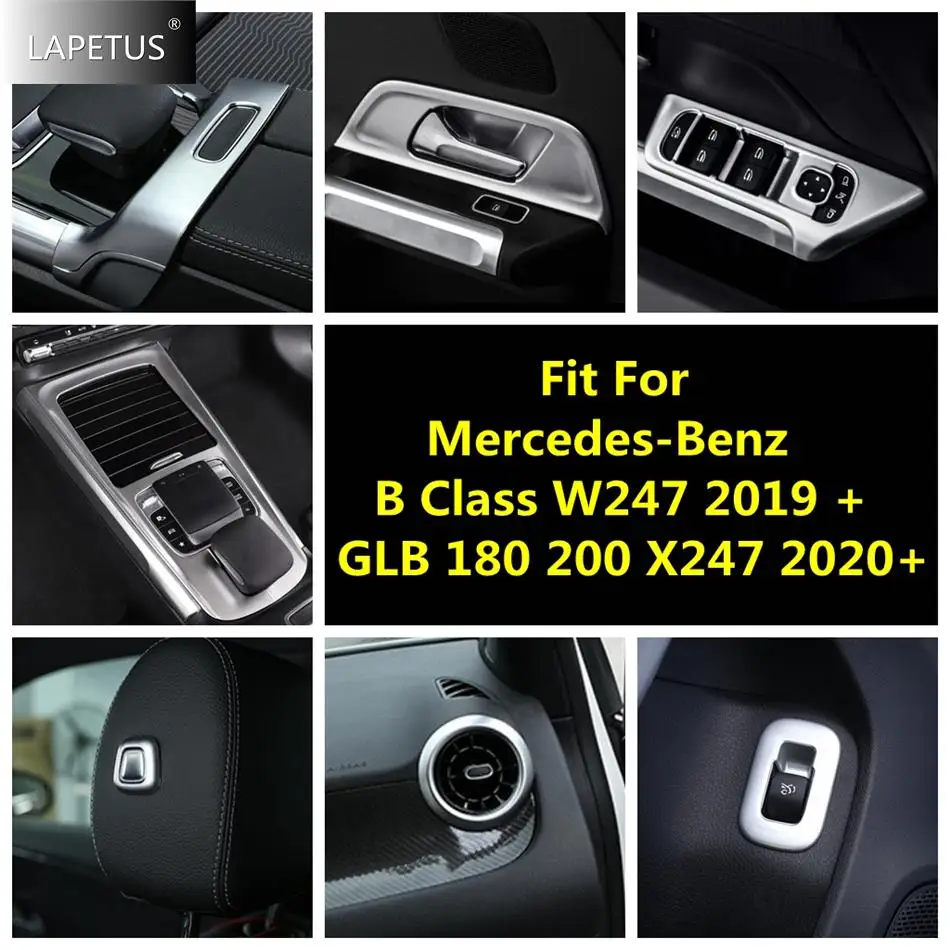 ABS Auto Matte Modified Accessories Gear Cover Trim For Mercedes-Benz B Class W247 2019 - 2023 / GLB 180 200 X247 2020 - 2023