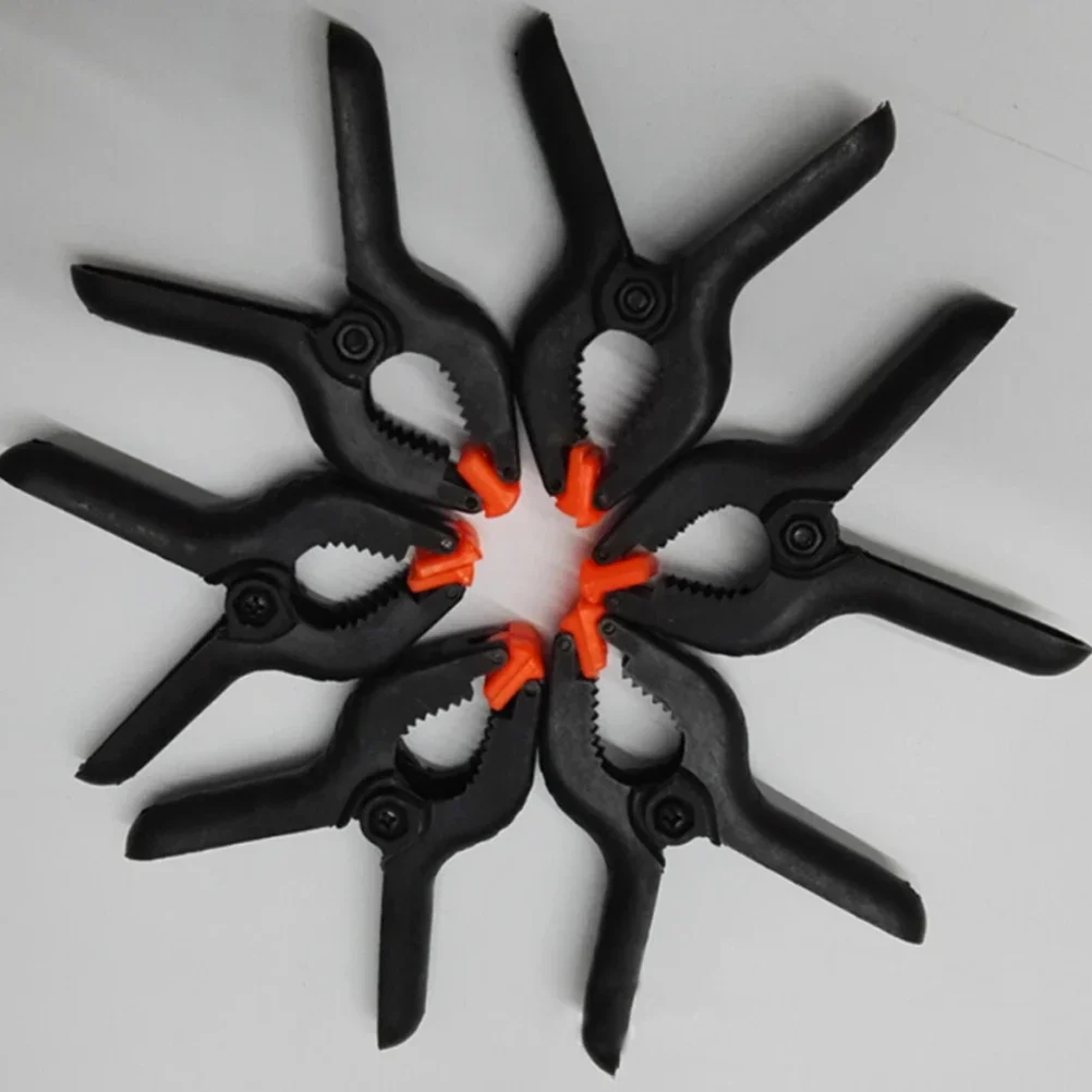 10pcs 2inch Spring Clamps DIY Woodworking Tools Plastic Nylon Clamps For Woodworking Spring Clip Photo Studio Background image 3