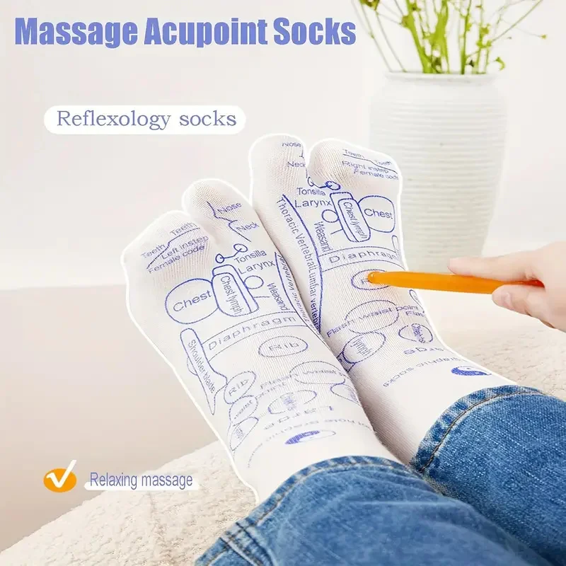 Gants d'acupression, chaussettes de Massage des pieds, soulagement du Massage, masseur, réflexologie, physiothérapie des pieds, 1 paquet