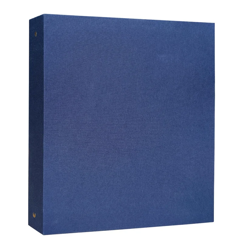 Customized. Guangmei Factory Linen Cover Large A4 Three-Hole Binder Exam Paper Music Score Storage Office Loose-Leaf Binder