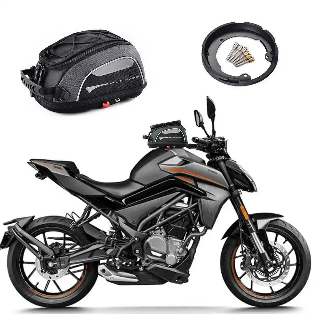 For CFMOTO 300NK 400 450 675 800NK motorcycle quick-disconnect fuel tank bag anti-theft waterproof mobile phone navigation bag