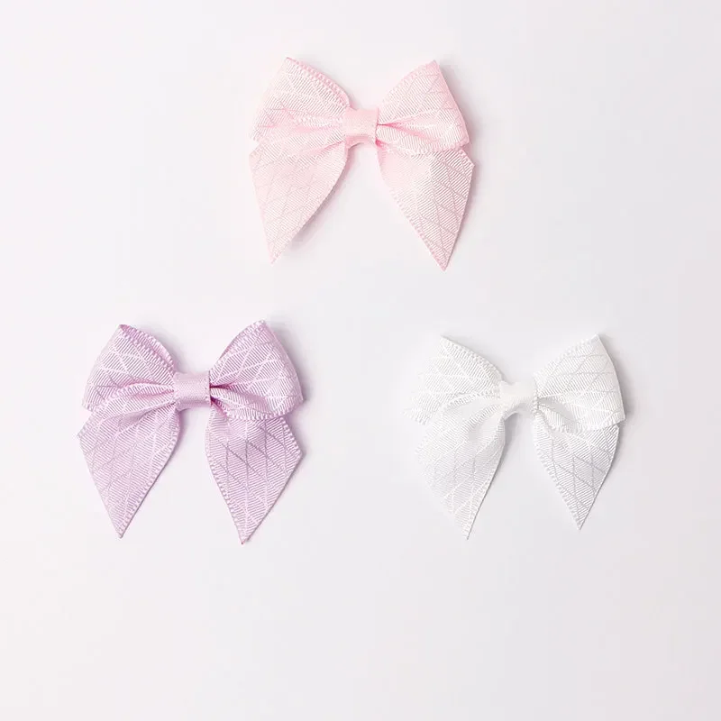 10pcs 4.2x3.8cm Satin Ribbon Bows Decoration Bows For Craft Small Bowknot Gift Flower Wedding Bow Christmas DIY Party Decoration