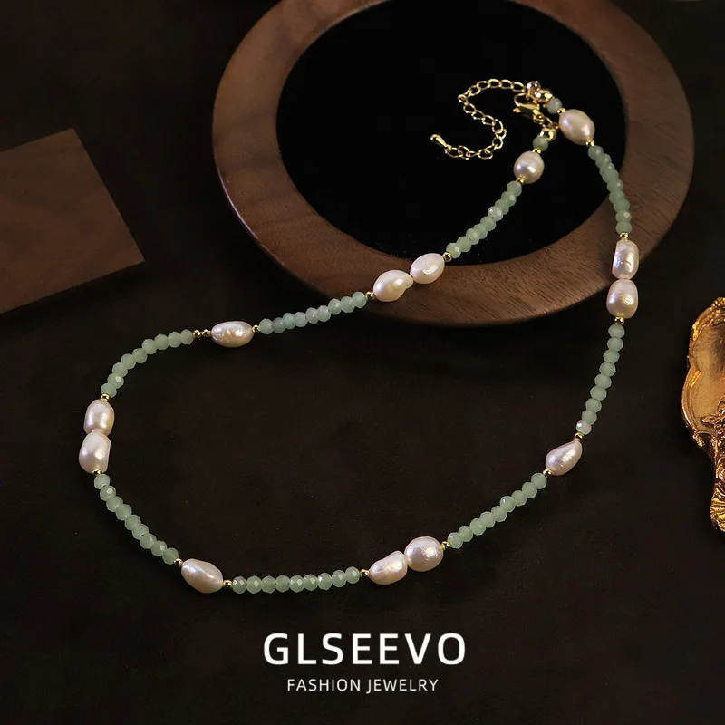 Natural Pearl , A Delicate Sweet Necklace Women, Layering And Accentuating Neckline