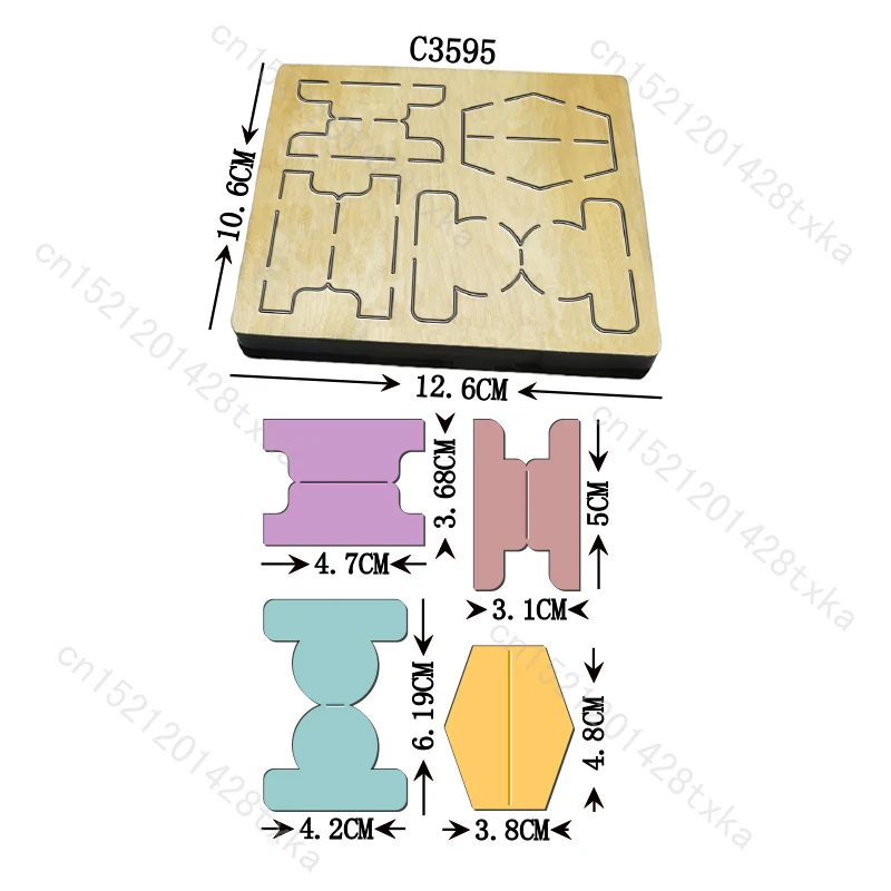 

New Card Wooden die Scrapbooking Cutting Dies C3595