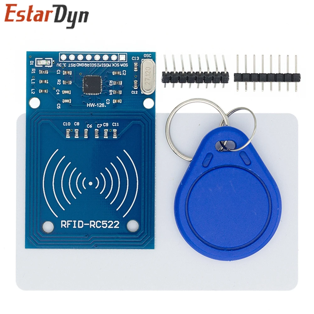 Estardyn MFRC522 RC522 13.56MHz RFID Module SPI Reader Writer for IC Card Key Fob Access Control DIY