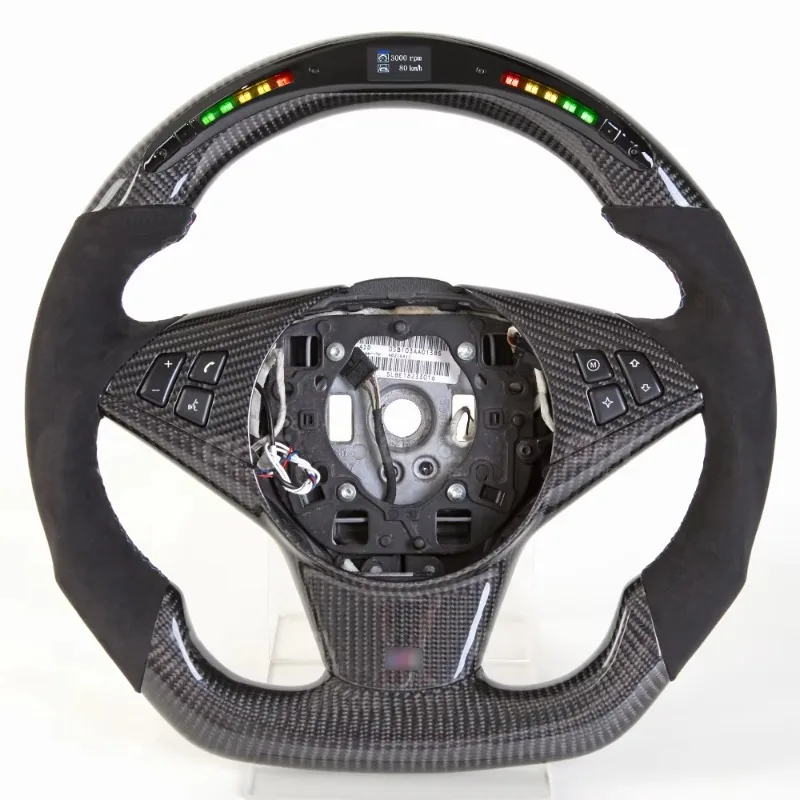 High End Carbon Fiber Steering Wheel Luxury Coupe Upgrade Parts