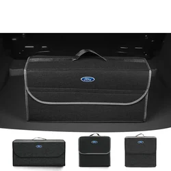 Car Storage Travel Bag Soft Woolen Felt Car Trunk Organizer For Ford Fiesta Ranger Mondeo Escape Ecosport Fusion Explorer