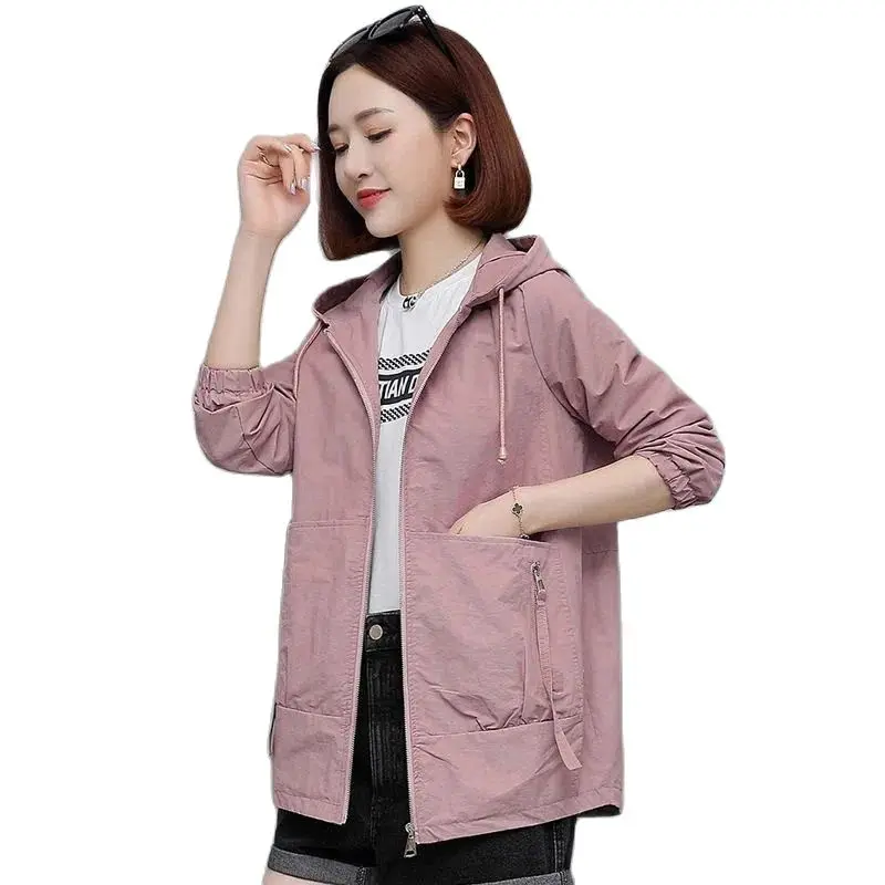 

Trench Coat Women's Mid-Long Spring And Autumn Wear Korean Version Loose And Versatile Casual Jacket Women Jacket Trench Coat Wo