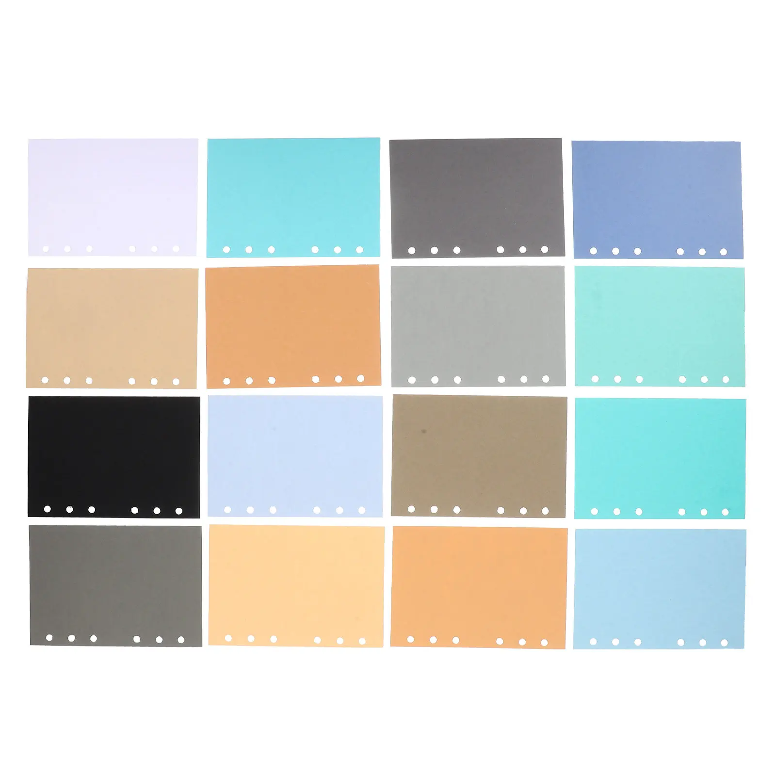 40Pcs A6 6-Ring Binder Refill Paper for Planner Journal Notebook Smooth Writing Bleed-Proof Lined Stationery Paper Loose Leaf
