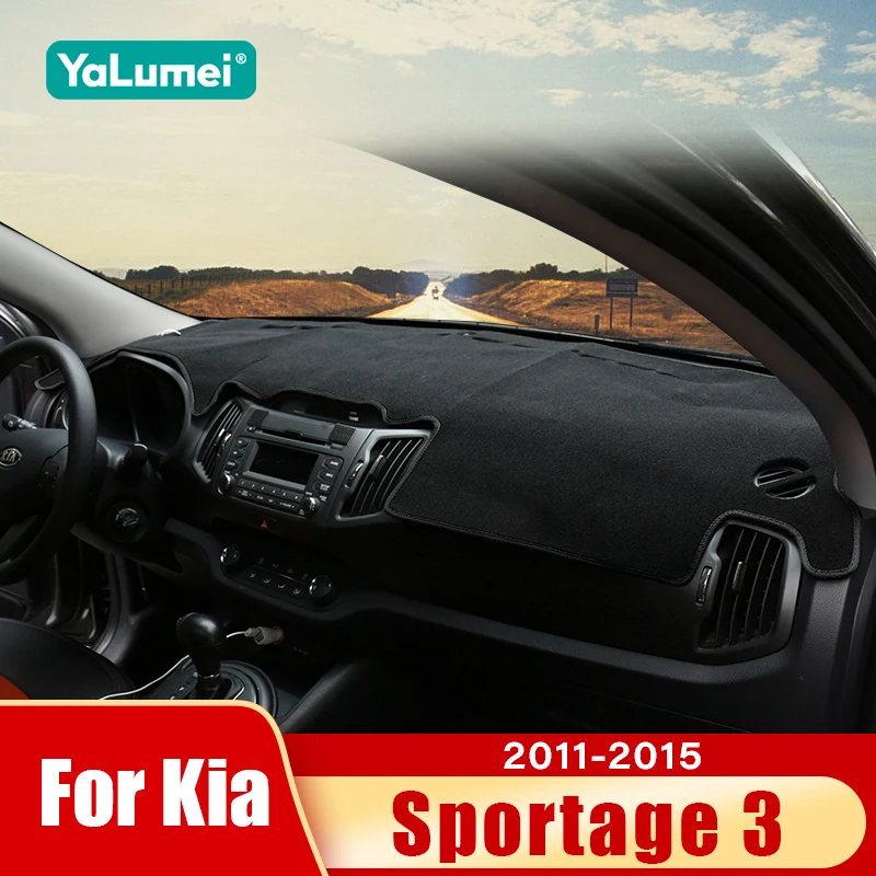Für Kia Sportage 3R 2011 2012 2013 2014 2015 Auto Dashboard Sonnenschutz Abdeckung Instrument Schreibtisch Nicht-slip matte Innen Zubehör