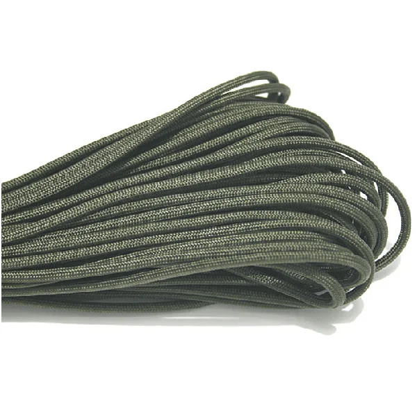 

100ft 7 Strand 550lb Paracord Durable Nylon Fiber Parachute Cord Survival Lanyard Rope Army Green