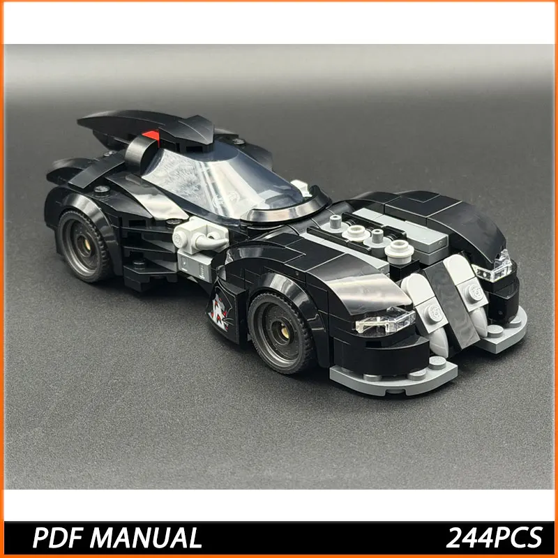 

MOC Superhero Knight Technical Car Animated Series Batmobiles Tumbler Armored Vehicle Batpod Batwing Building Blocks Toys Gift