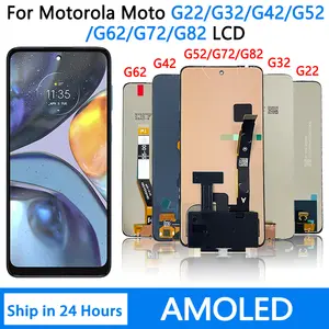 Bilashmart OEM Motorola Moto G22 G32 G42 LCD Display Touch Screen Digitizer With Frame MotoG52 G62 G72 G82 Display Replacement
