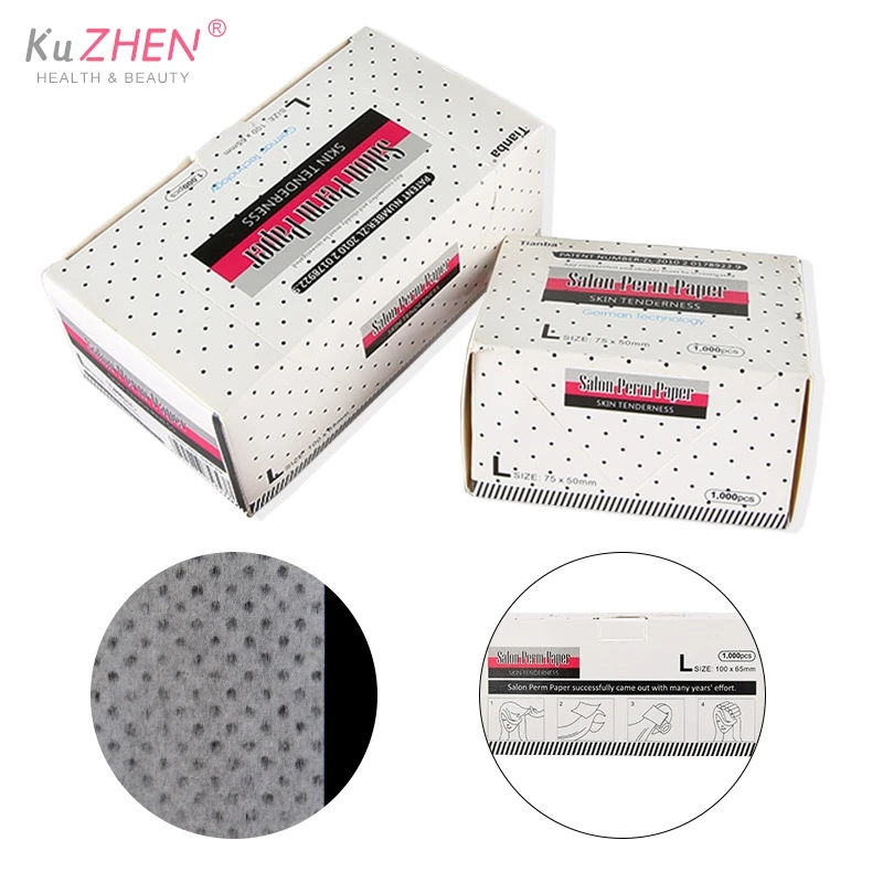 1pc S/M/L/XL 1000 Sheets Ultrathin Perm Papers Heat Resistant Blanching Papers Barber Shop Salon Disposable Perm Hair Paper Tool image 3