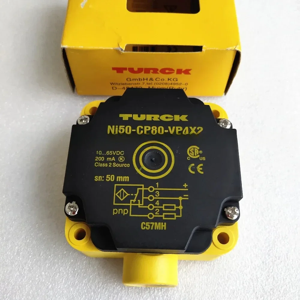 

NI50-CP80-VP4X2 PNP или NI50-CP80-VN4X2 NPN датчик приближения Turck, новое высокое качество