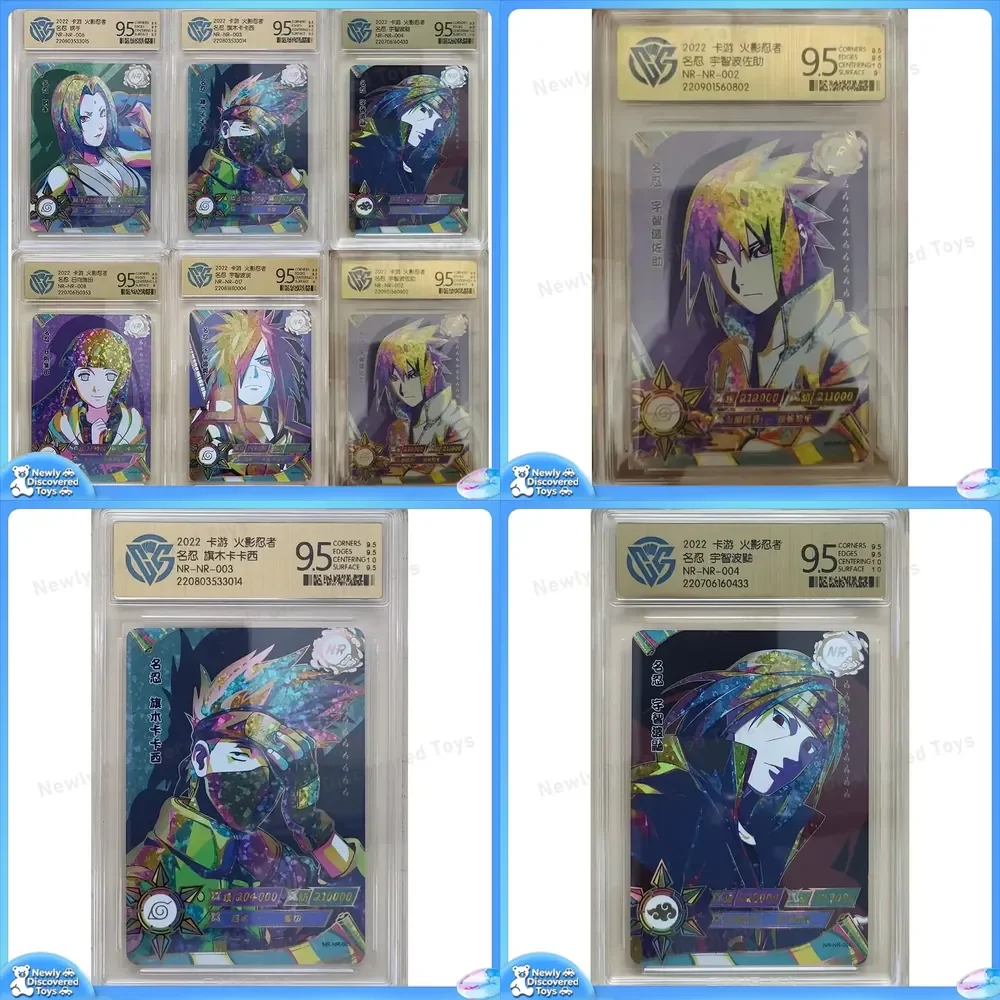 

KAYOU Genuine Naruto NR Card 9.5 Graded Rating Card for Uchiha Madara Hyuga Hinata Tsunade Anime Rare Collection Card for