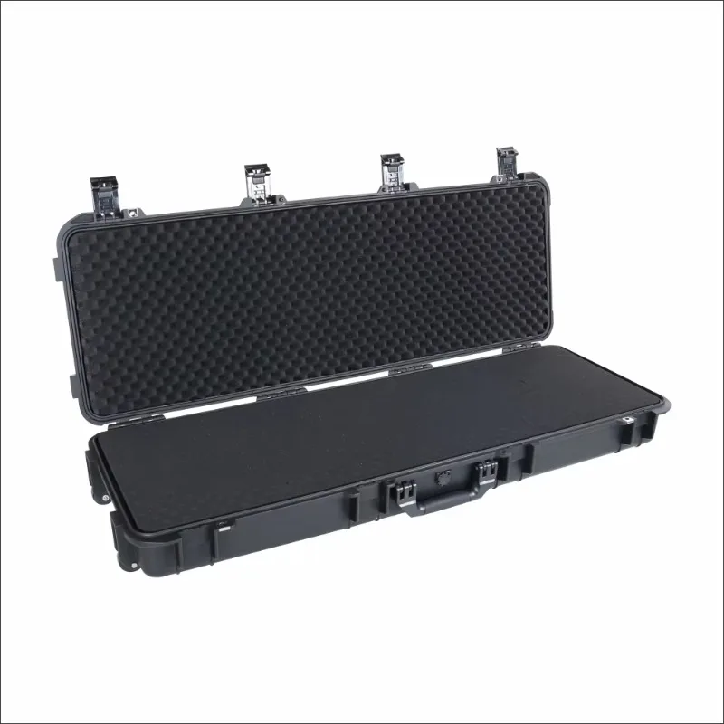 High-quality PP plastic tool storage long box, instrument protection, IK10 shockproof, IP67 waterproof, OEM support, with foam