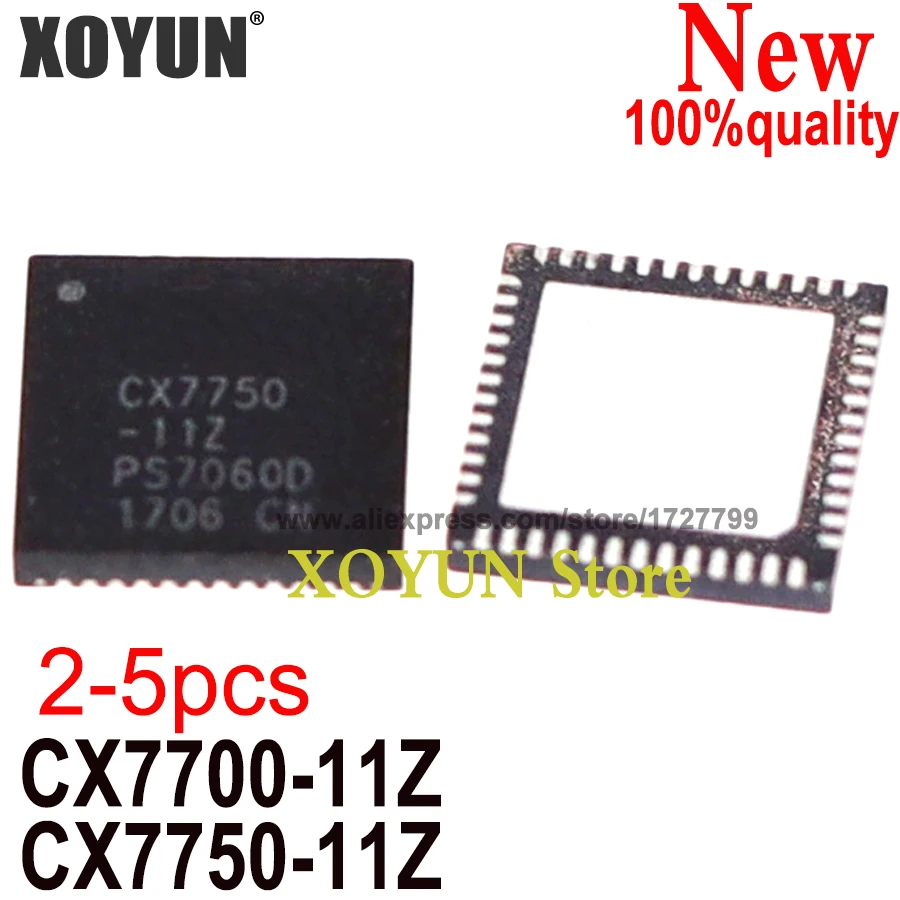 CX7700-11Z CX7700 11Z CX7750-11Z CX7750 11Z QFN-48, 100% novo, 2-5 pcs