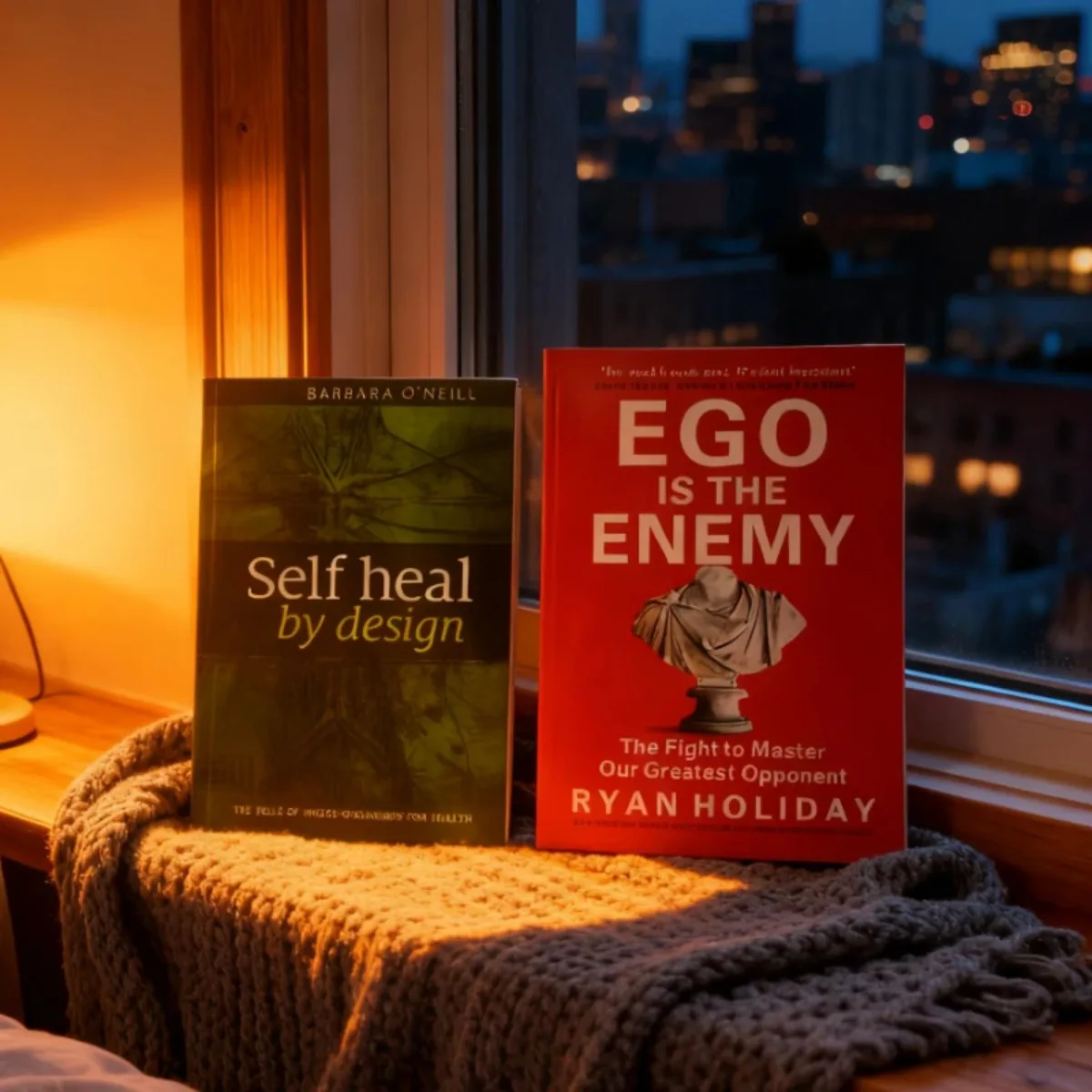 مجموعة كتبان - 《الشفاء الذاتي بالتصميم》+《Ego Is The Enemy》Dissolve Ego & Design Healing - الطريق إلى الطاقة والأصيلة بالجملة