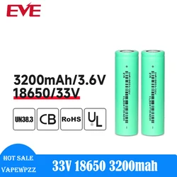 1-40pcs Original EVE 33V 18650 3300mAh 10A Battery Fast Charge INR18650 Rechargeable lithium battery Grade A Li-ion Cell