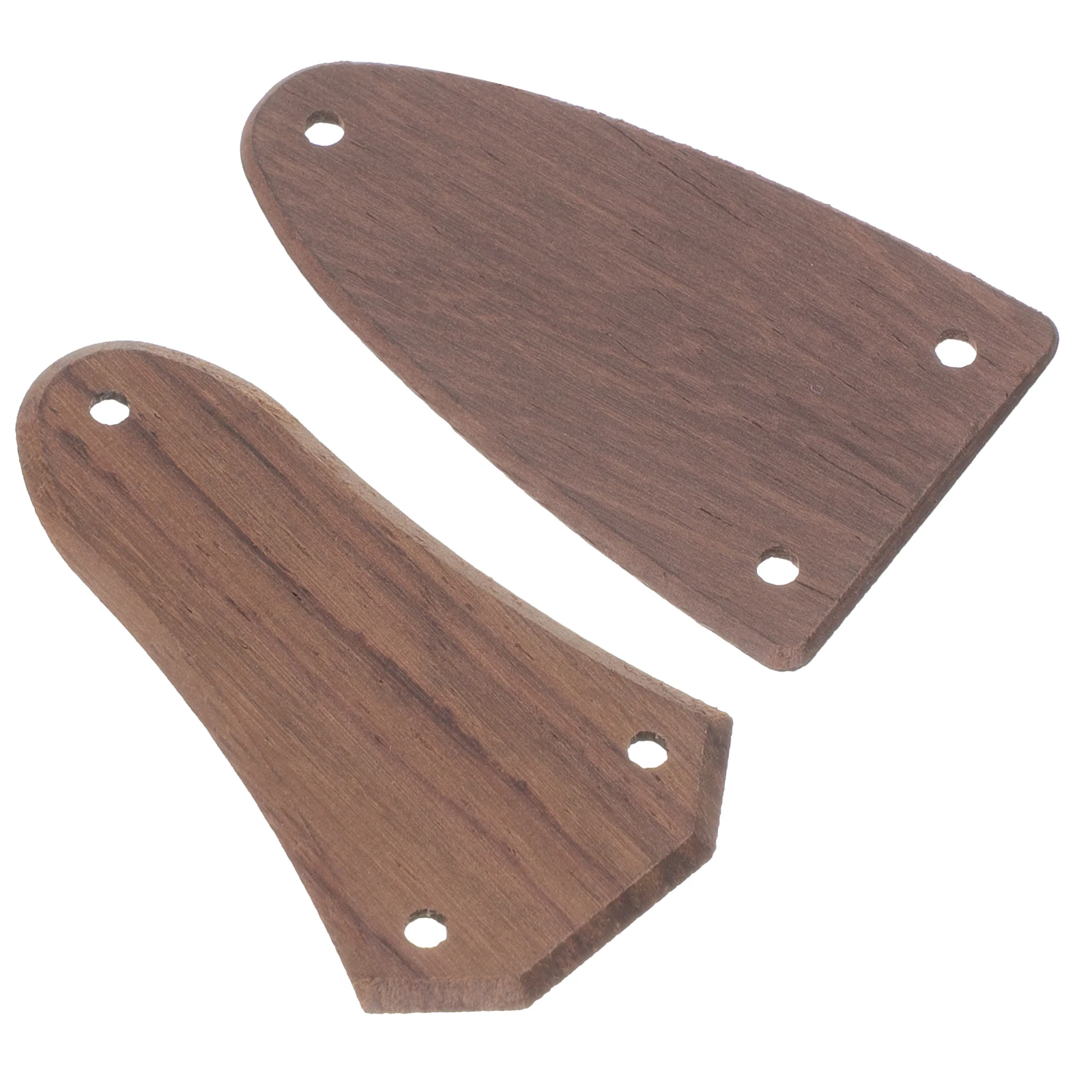 

2pcs 3-Hole Electric Covers Wood Replacement Cover Durable Accessories Truss Rod Replacement Fittings Bass Accessories Truss Rod
