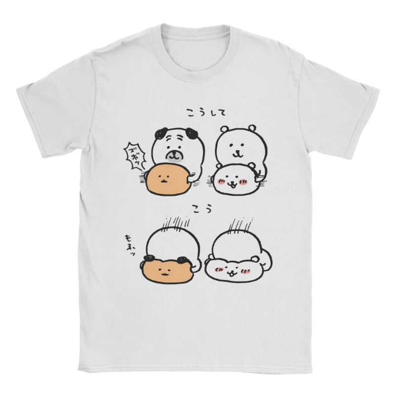 

Футболка MINISO Joke Bear, мужская и женская летняя забавная футболка Y2K с круглым вырезом, большие топы с короткими рукавами, Новое поступление, одежда