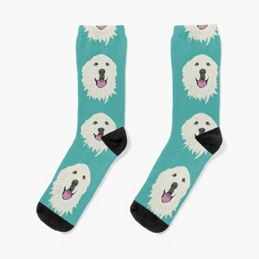 

Great Pyrenees Pattern Socks christmas gift soccer anti-slip Socks Man Women's