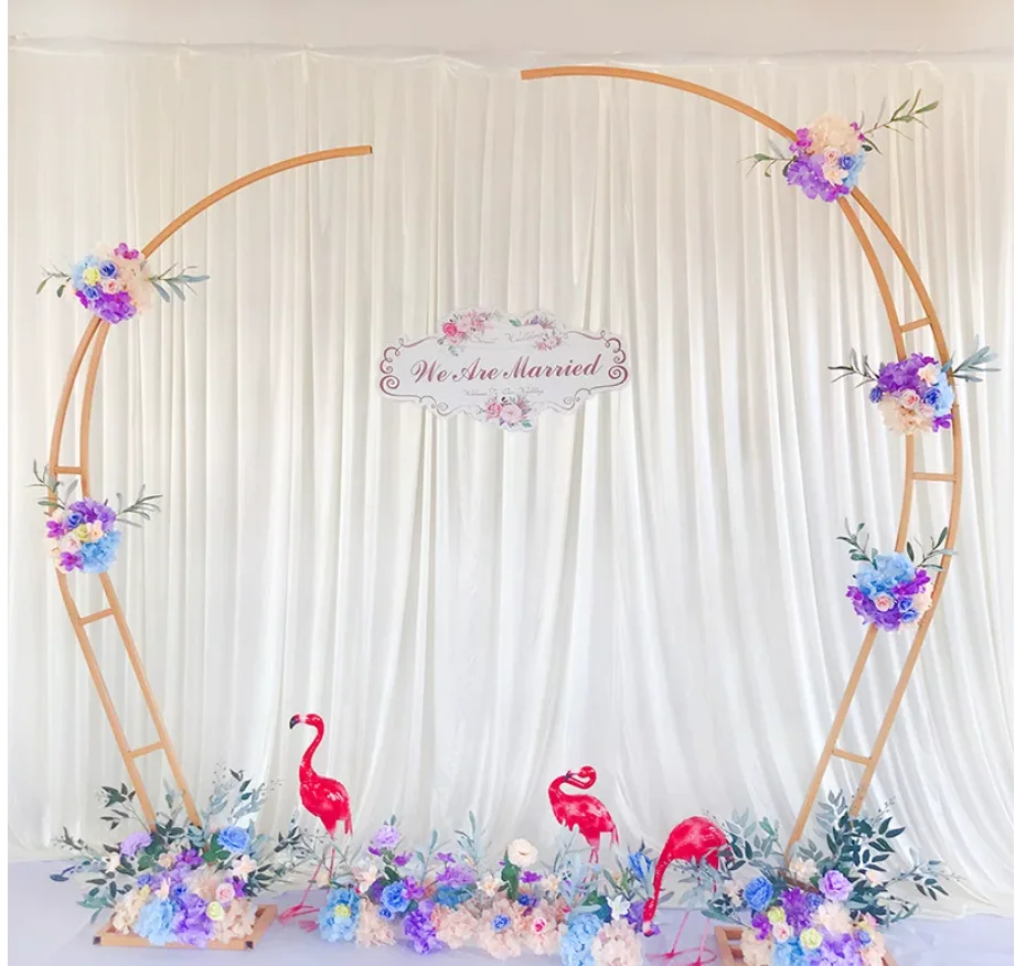 2 Stück Großhandel Hochzeitsbögen Liebesbögen Halbmondbögen Hochzeits-Hintergrunddekoration – Detail 4