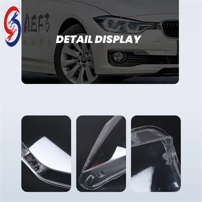 

AEF3-боковая крышка объектива автомобильной фары, абажур для BMW 3 серии F30 F31 2016-2018 320 328 330 340