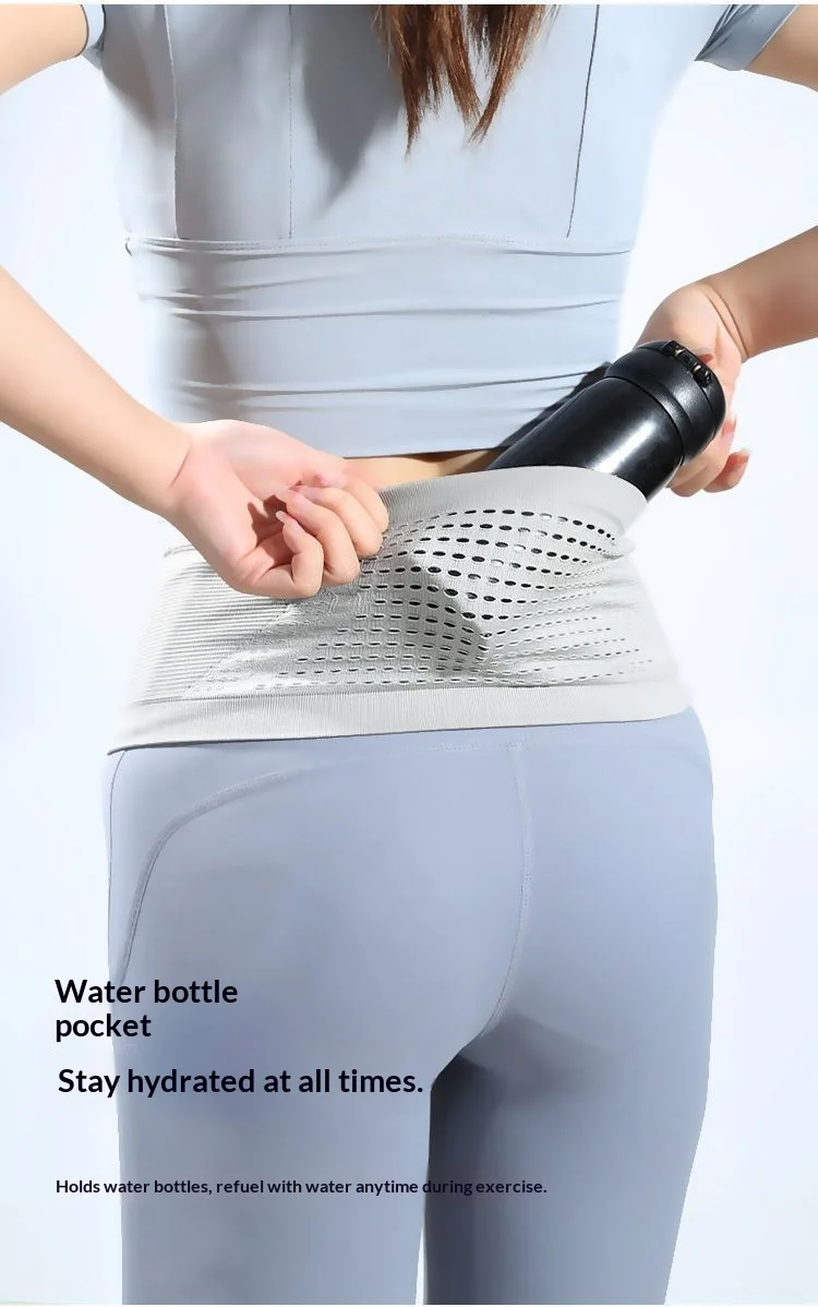 Sports Waist Pack Breathable Close-Fitting Running Bag Invisible Mobile Phone Pocket Resistant Fanny Pack Outdoor Fitness