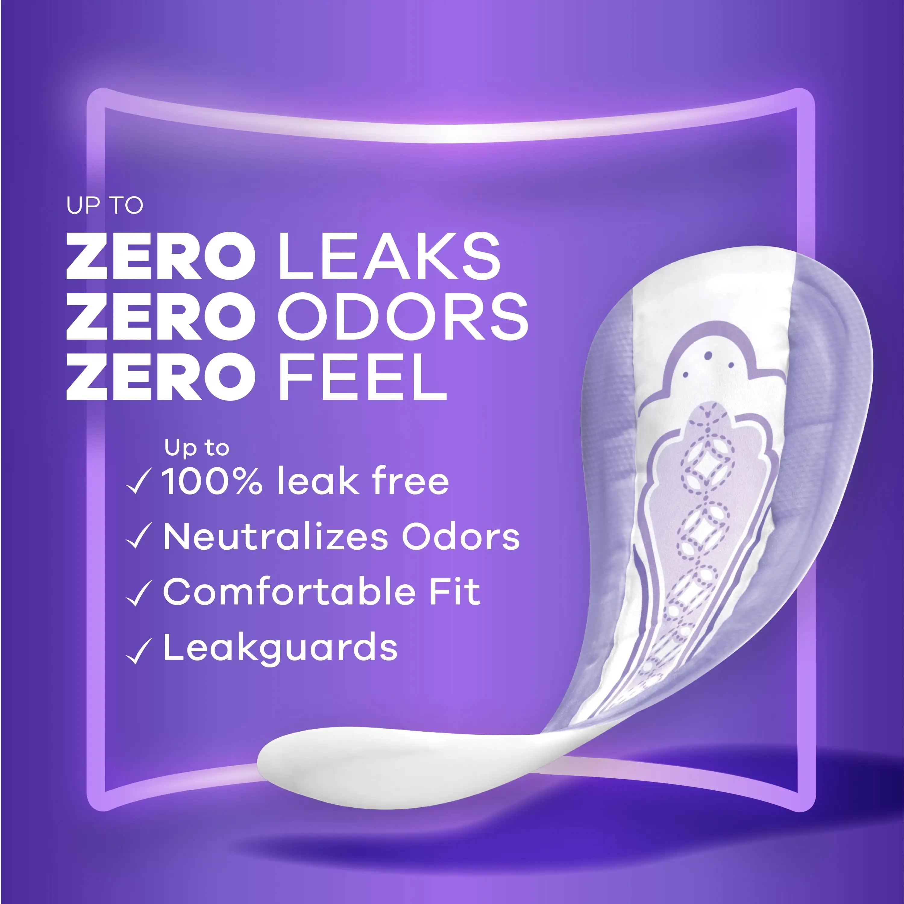 Fodere per incontinenza, molto leggere e lunghe, 111 ct