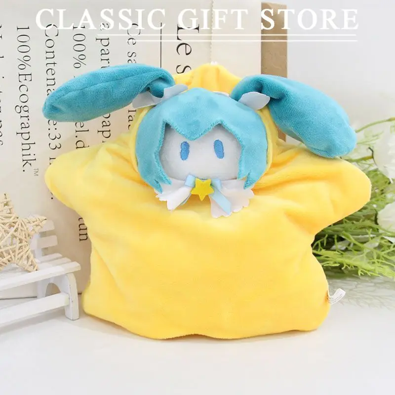 20 ซม.Hatsune Miku Kawaii รุ่น Q รูปตุ๊กตาอะนิเมะตุ๊กตาหุ่นมือของเล่นคอลเลกชันเครื่องประดับคริสต์มาสของเล่นของขวัญ
