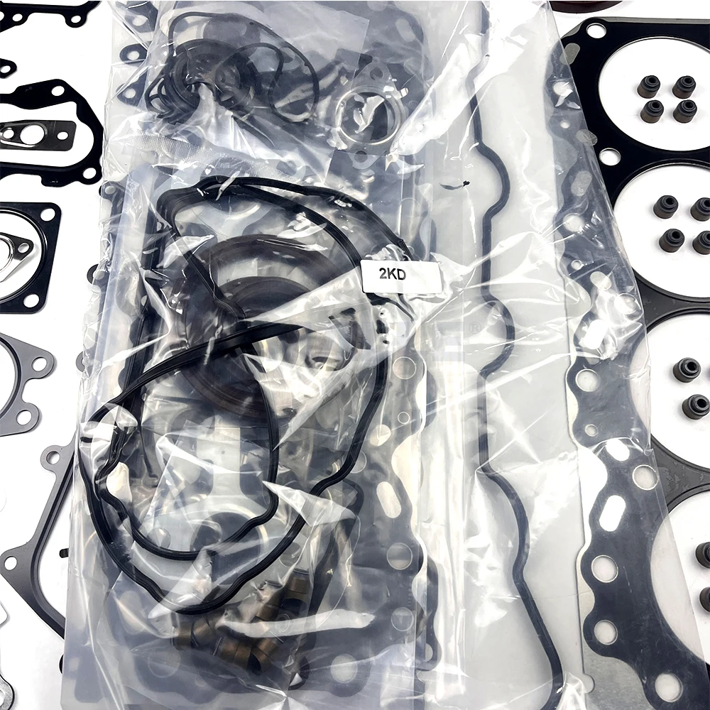 Engine Full Overhaul Gasket Kit For Toyota Hilux Hiace Cruiser Diesel 2KD 2KD-FTV 2KDTE Auto Parts Car Accessories 04111-30030