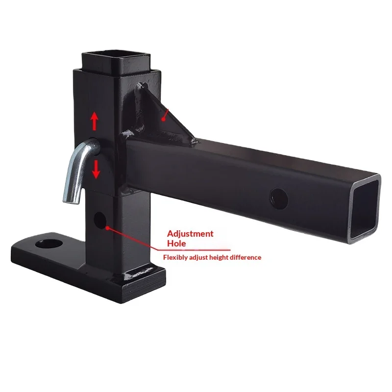 Adjustable Height Square-Head Trolley Arm For Car RV Trailer Towing Hook
