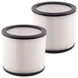 2 Pack Filter Cartridge Replacement Part 90304 90350 90333 Type U H12 Compatible with Wet & Dry Vacs