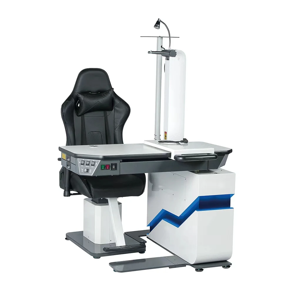 LY-166L Ophthalmologist Ophthalmic Refraction Chair Unit Combined Table for Optical Slit Lamp Refractor OCT