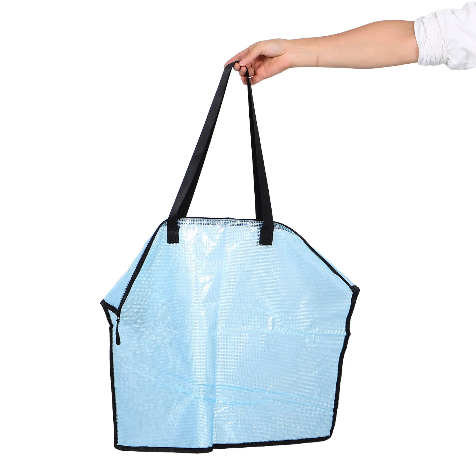 

Прозрачная сумка-портфель на молнии с усиленной ручкой, большая вместимость, 24.76x18.47 дюймов, для плакатов, картин, документов, для художников