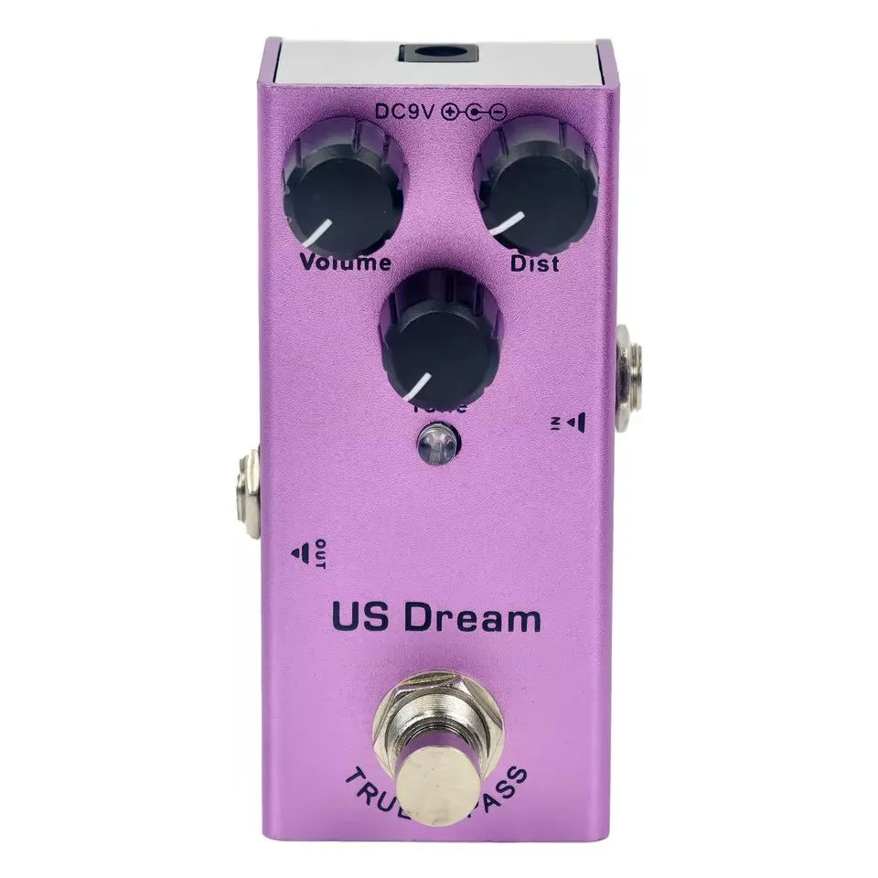 Electric Guitar Effect Pedal US Dream Effect True Bypass American Metal Distortion Metal Case High Quality ZP-04