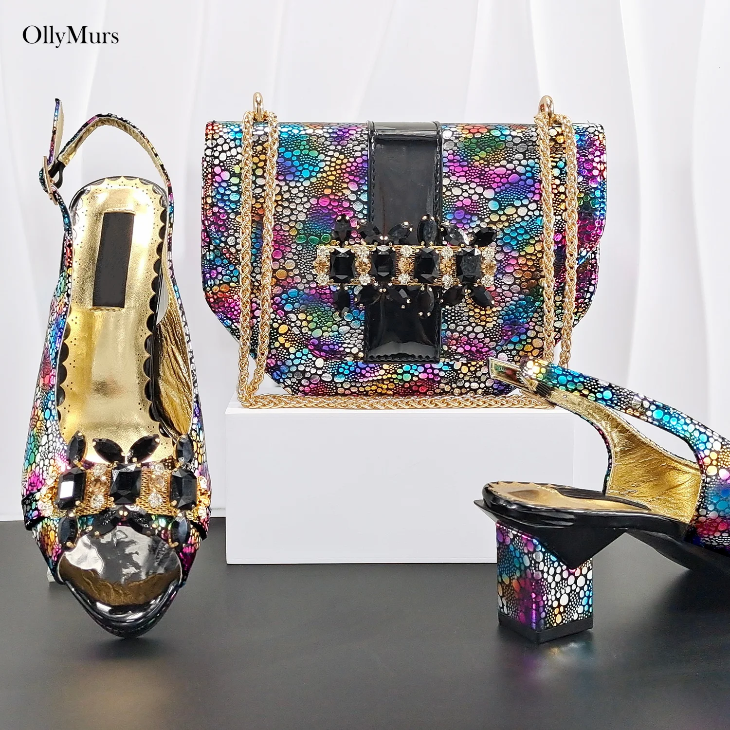 

Летний комплект 2026: Элегантные женские туфли на квадратном каблуке и сумка в тон. Горячая распродажа! Набор туфель-лодочек и сумок с принтом для торжественных мероприятий и вечеринок.