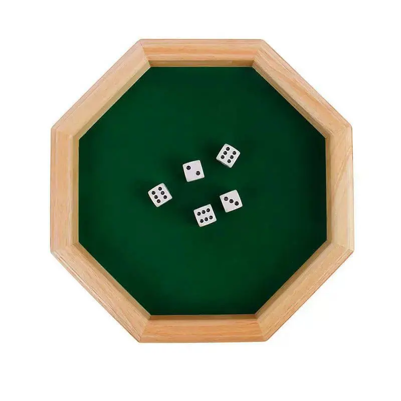 

Shut The Box Dice, Drinking Game, Octagonal Flip Chess - Friends and Couples Gathering Game