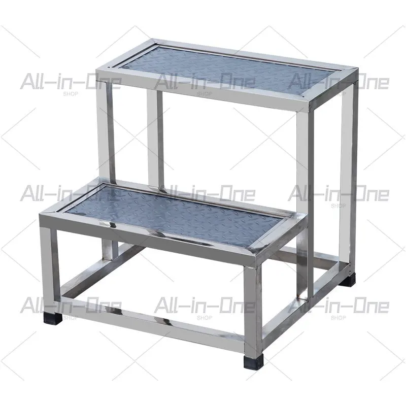 Furniture One Step Two Steps Stainless Steel Patient Footstool